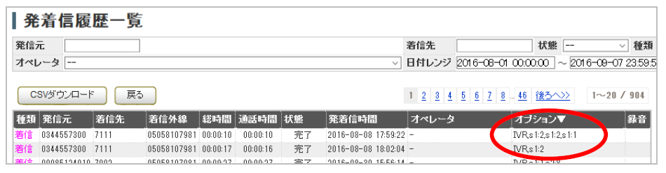 自動音声を用いたアンケート機能