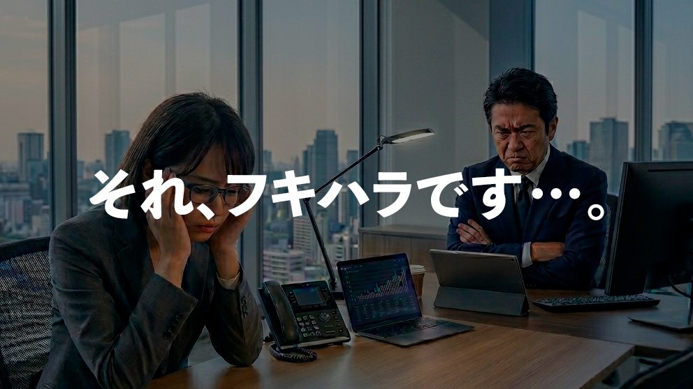 それ、フキハラです…。気づきにくい実例と解決策を探ります…！