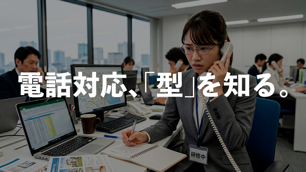 とりあえず”型”を知る！ビジネス電話対応マニュアル