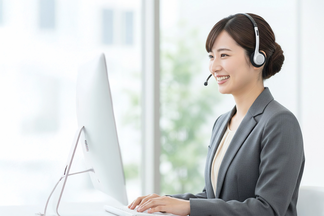 クラウド型CTIコールセンターシステム「BlueBean」サービスサイトのメインビジュアル