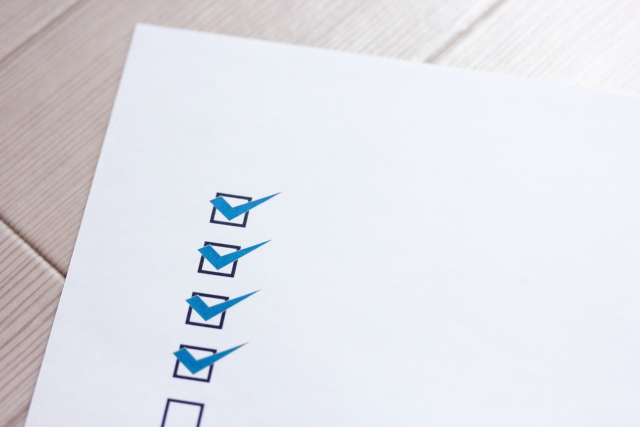 仕事のやり方を見なおすためのチェックシートのイメージ