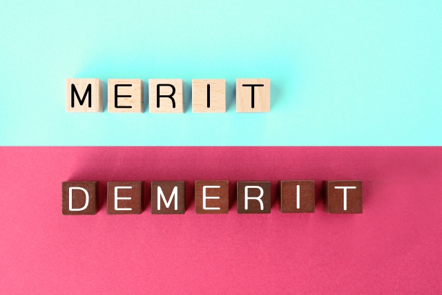 オートコール・アンケート導入におけるメリット・デメリットのイメージです。