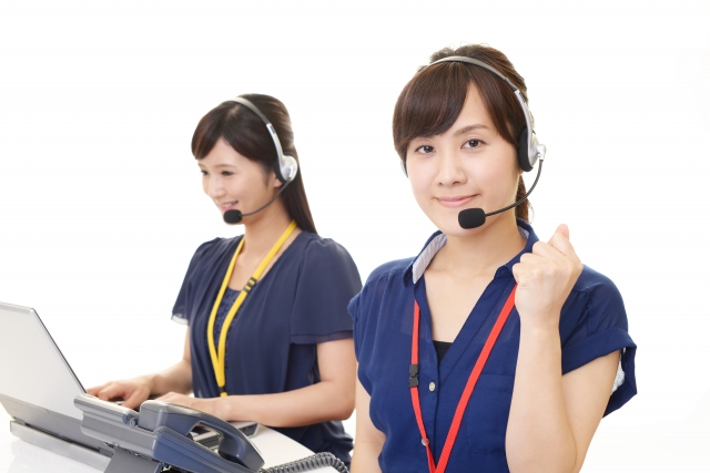 CRM連携の活用しているオペレーターのイメージです。