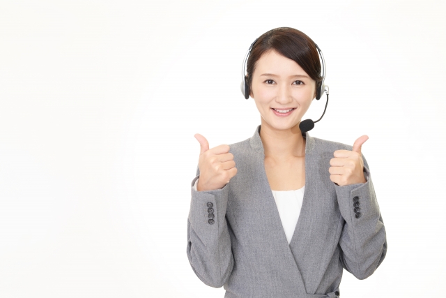 元気なオペレーターのイメージです。